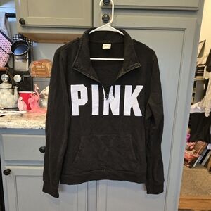 PINK Victoria's Secret Black V-Neck Sweater